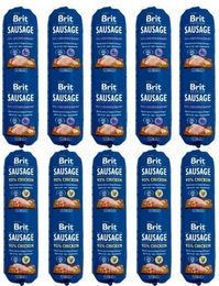 Produktbild von BRIT Premium Hundewurst Huhn und Kaninchen mit hohem Fleischanteil 10x800 g - 10 x 800 g