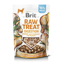 BRIT Raw Treat Gefriergetrockneter Hundesnack Huhn und Schwein für die Verdauung 40 g - 10 x 40 g – Bild 1 von 3