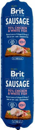 Produktbild von BRIT Sausage Huhn und Weißfisch mit hohem Fleischanteil 800 g - 800 g