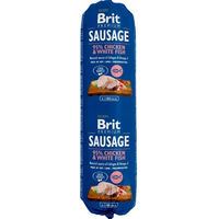 Produktbild von BRIT Sausage Huhn und Weißfisch mit hohem Fleischanteil 800 g - 800 g