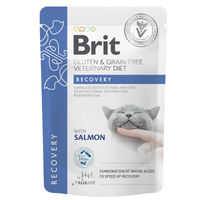Produktbild von Brit Vet Diet Cat Fillets in Gravy Recovery Katzen Nassfutter Aufbaufutter 12x85 g