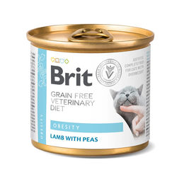 Produktbild von Brit Vet Diet Cat Obesity Nassfutter zur Gewichtsreduktion 6x200 g