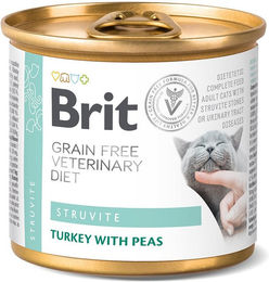 Brit Vet Diet Cat Struvite Nassfutter für Katzen zur Unterstützung der Harnwege 6x200 g – Bild 1 von 2