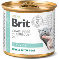 Produktbild von Brit Vet Diet Cat Struvite Nassfutter für Katzen zur Unterstützung der Harnwege 6x200 g
