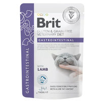 Produktbild von Brit Vet Diet Gastrointestinal Katzen Nassfutter Stückchen in Sauce 12x85 g