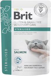Brit Vet Diet Katzen Nassfutter Filets in Sauce für kastrierte Katzen 12x85 g – Bild 1 von 2