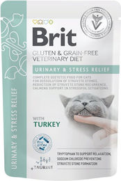Produktbild von Brit Vet Diet Katzen Nassfutter Urinary Fillets in Sauce 12x85 g