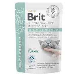 Produktbild von Brit Vet Diet Katzen Nassfutter Urinary Stückchen in Soße 12x85 g