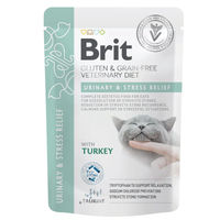 Produktbild von Brit Vet Diet Katzen Nassfutter Urinary Stückchen in Soße 12x85 g