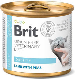 Brit Vet Diet Nassfutter für Katzen zur Gewichtsreduktion und Gewichtskontrolle 6x200 g – Bild 1 von 2