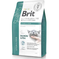 Produktbild von BRIT Veterinary Care Cat Sterilised Lachs und Erbse Getreidefreies Diätfutter für erwachsene Katzen 5 kg - 5 kg