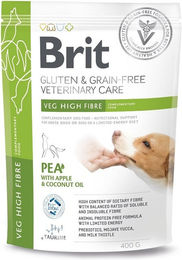 Produktbild von BRIT Veterinary Care Veggie Hochfaser vegetarisches Diätfutter für Hunde gluten- und getreidefrei 400g