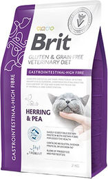 Brit Veterinary Diet Cat Gastrointestinal High Fibre Getreidefreies Trockenfutter für Katzen 2 kg – Bild 1 von 2