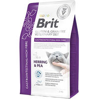 Produktbild von Brit Veterinary Diet Cat Gastrointestinal High Fibre Getreidefreies Trockenfutter für Katzen 2 kg