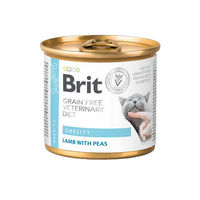 Produktbild von Brit Veterinary Diet Cat Grain Free Obesity Nassfutter zur Gewichtskontrolle 6 x 200 g