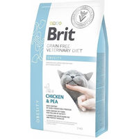 Produktbild von BRIT Veterinary Diet Cat Obesity Getreidefreies Trockenfutter zur Gewichtsreduktion für erwachsene Katzen 2 kg - 2 kg