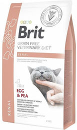 Brit Veterinary Diet Cat Renal Getreidefreies Trockenfutter für erwachsene Katzen 2 kg - 2 kg – Bild 1 von 9