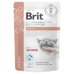 Brit Veterinary Diet Cat Renal Nassfutter Fillets in Gravy 12x85 g – Bild 1 von 2