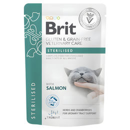 Brit Veterinary Diet Cat Sterilised Fillets in Gravy Adult 12x85 g – Bild 1 von 2