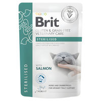Produktbild von Brit Veterinary Diet Cat Sterilised Fillets in Gravy Adult 12x85 g