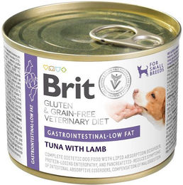 BRIT Veterinary Diet Gastrointestinal Low Fat Nassfutter für Hunde mit Thunfisch und Lamm 200 g – Bild 1 von 2
