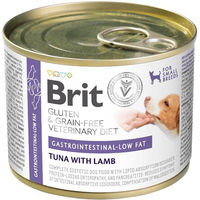Produktbild von BRIT Veterinary Diet Gastrointestinal Low Fat Nassfutter für Hunde mit Thunfisch und Lamm 200 g