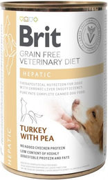 BRIT Veterinary Diet Hepatic Nassfutter für Hunde mit Pute und Erbse 400g - 400 g – Bild 1 von 6