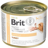Produktbild von BRIT Veterinary Diet Hepatic Nassfutter für Hunde Pute mit grünen Erbsen getreidefrei 200 g