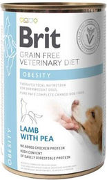 BRIT Veterinary Diet Hund Nassfutter Getreidefrei Obesity zur Gewichtskontrolle 6 x 400 g – Bild 1 von 2