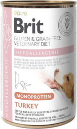 Produktbild von BRIT Veterinary Diet Hund Nassfutter Hypoallergen Monoprotein Pute Adult 400g