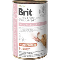 Produktbild von BRIT Veterinary Diet Hund Nassfutter Hypoallergen Monoprotein Pute Adult 400g