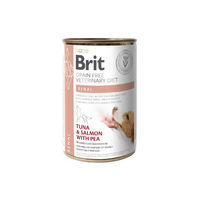 Produktbild von BRIT Veterinary Diet Hund Nassfutter Renal Getreidefrei mit Thunfisch und Lachs Adult 6 x 400 g