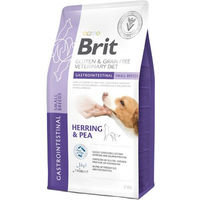 Produktbild von BRIT Veterinary Diet Hund Trockenfutter Gastrointestinal Small Breeds Getreidefrei mit Hering und Lachs 2 kg
