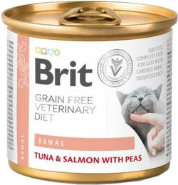 Brit Veterinary Diet Katze Nassfutter Renal Getreidefrei 6 x 200 g – Bild 1 von 2
