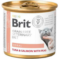 Produktbild von Brit Veterinary Diet Katze Nassfutter Renal Getreidefrei 6 x 200 g