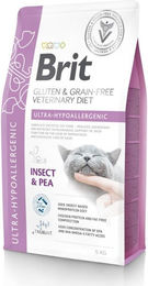 Produktbild von BRIT Veterinary Diet Katze Ultra-Hypoallergenes Getreidefreies Trockenfutter 5 kg - 5 kg