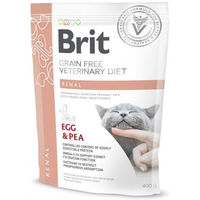Produktbild von BRIT Veterinary Diet Katzen Diätfutter Renal Trockenfutter Adult 400 g - 400 g