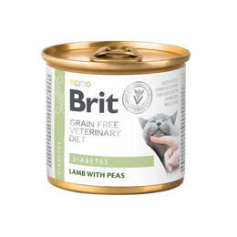 Brit Veterinary Diet Katzen Nassfutter Diabetes Getreidefrei Adult 6 x 200 g – Bild 1 von 1
