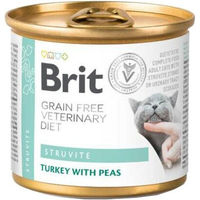 Produktbild von Brit Veterinary Diet Katzen Nassfutter Struvite Getreidefrei 6 x 200 g