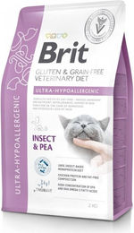 BRIT Veterinary Diet Katzen Trockenfutter Ultra-hypoallergen 2 kg - 2 kg – Bild 1 von 4