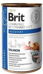 Produktbild von BRIT Veterinary Diet Recovery Nassfutter Lachs für Hunde Adult 24x400 g - 24 x 400 g