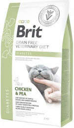 Brit Veterinary Diet Trockenfutter für Katzen mit Diabetes Adult 2 kg - 2 kg – Bild 1 von 8