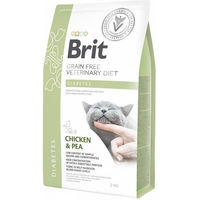Produktbild von Brit Veterinary Diet Trockenfutter für Katzen mit Diabetes Adult 2 kg - 2 kg