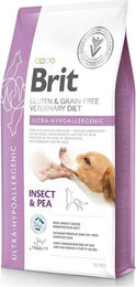 BRIT Veterinary Diet Ultra-Hypoallergenic Hundetrockenfutter mit Insekten 12 kg - 12 kg – Bild 1 von 4