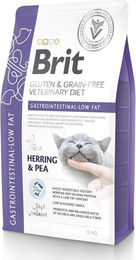 BRIT Veterinary Diets Cat Gastrointestinal Diätfutter für erwachsene Katzen Magen-Darm Hypoallergen 5 kg - 5 kg – Bild 1 von 4
