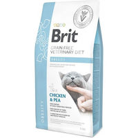 Produktbild von BRIT Veterinary Diets Cat Obesity Trockenfutter zur Gewichtskontrolle für erwachsene Katzen 5 kg - 5 kg