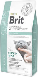 BRIT Veterinary Diets Cat Struvite Adult Trockenfutter für Katzen zur Unterstützung der Harnwege 5 kg - 5 kg – Bild 1 von 2