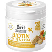 Produktbild von BRIT Vitamins Biotin Skin & Coat Supplement für adulte Hunde zur Unterstützung von Haut, Fell und Immunsystem 120g - 60 x 2 Stk.