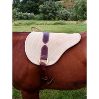 Produktbild von Brockamp Bareback Pad aus Leder in Beige