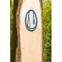 Produktbild von Brockamp Horseman-String Halfter und Strick aus Leder Blau Standard